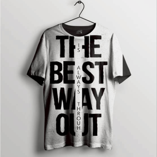 เสื้อพิมพ์ลายไมโครโพลี สีสด คมชัด